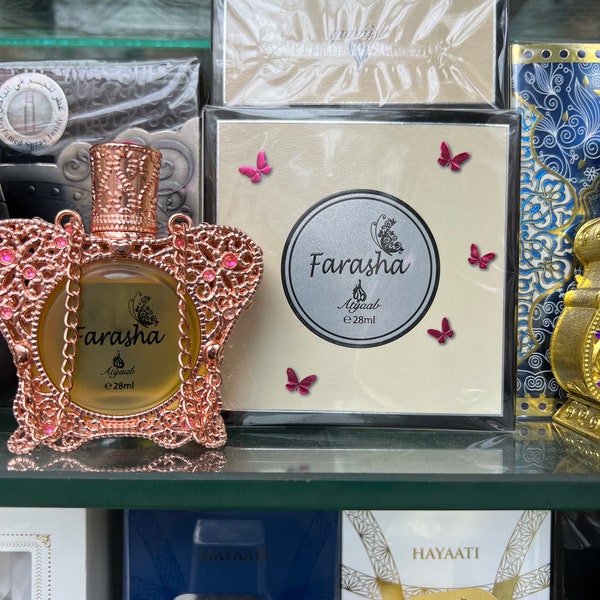 Farasha Attar Perfume Oil 28 ML By Khadlaj: Authentic Beautiful Fragrance Original