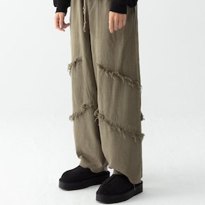 Bohemian Pants - Handmade Unisex Harem Style Yoga Pants, GOT Certified, Mid Crouch, Boho Dance & Movement Pants