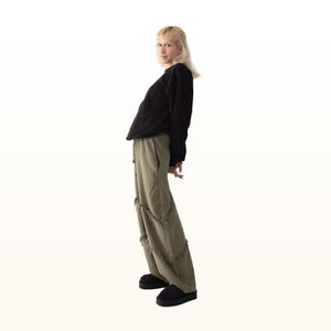 Harem Pants Organic Cotton Unisex: Wide Flare Boho, Sustainable, Breathable Yoga Dance Style