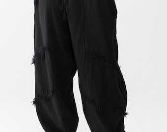 Haremshose aus Bio-Baumwolle: Unisex Boho Hose