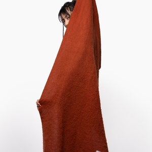 Utilitarian Cashmere Blanket Shawl, Soft and Sustainable 2.7m Warm and Cozy Snug oversize scarves, Christmas gift blanket scarves.