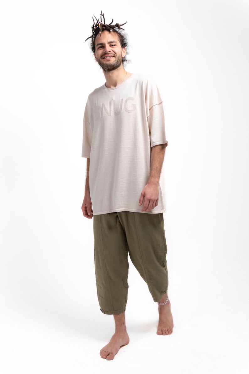 Premium 100% Cotton Pants: Comfy and Stylish Handicraft Cotton Harem Pants, Yoga Pants, Casual Trousers, Hippie Baggy Boho meditation image 8