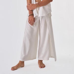 Boho Cotton Harem Pants: Japanese Style Wide Leg Yoga Loungewear
