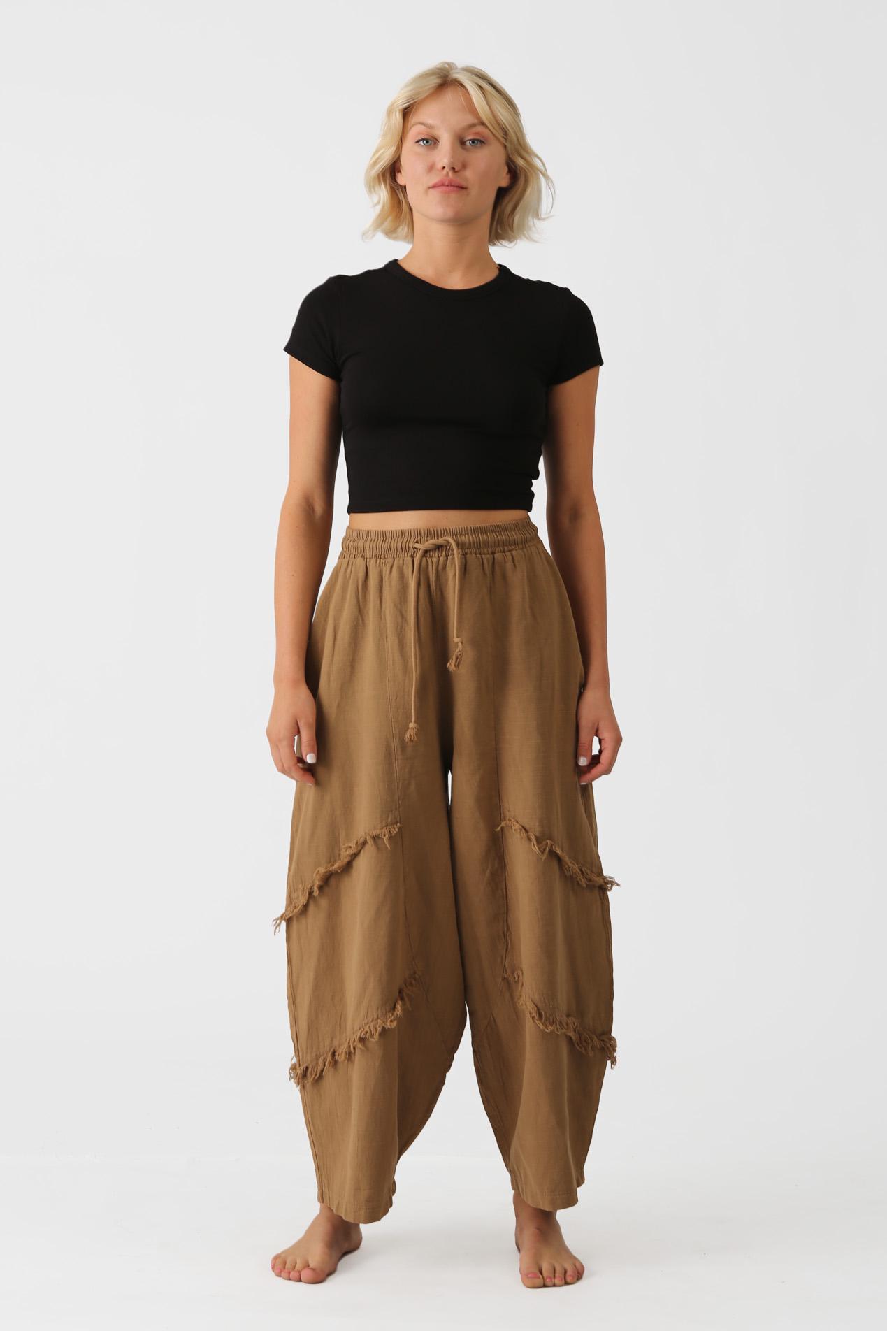 Snug Linen Pants / Linen Palazzo Pants / Wide Leg Linen