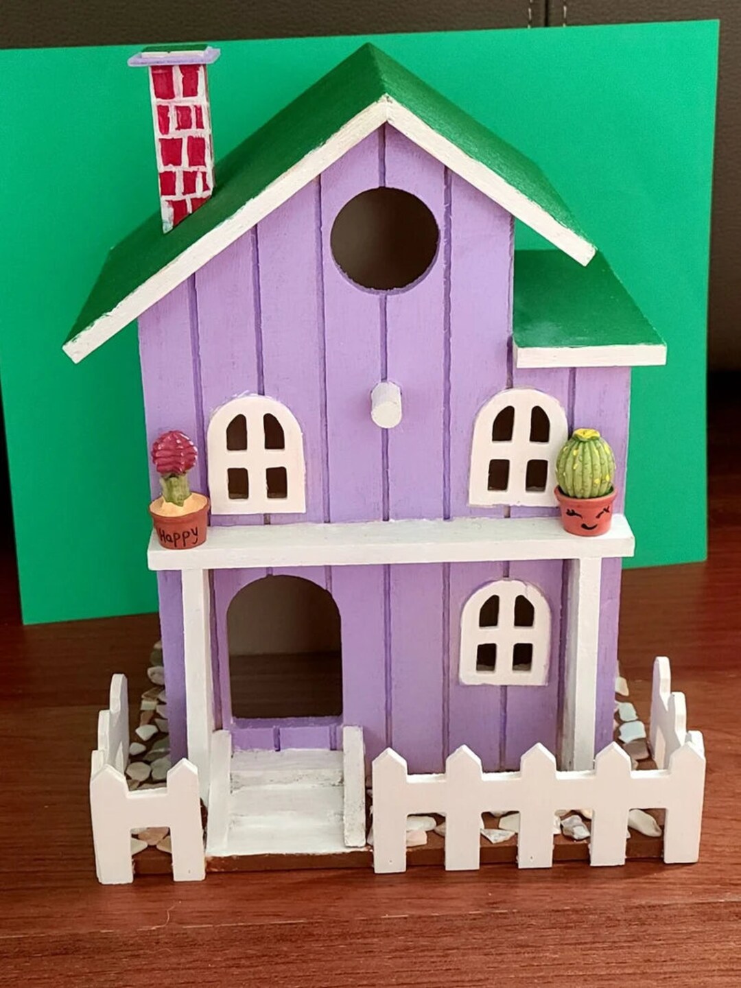 Two Story Birdhouse Etsy