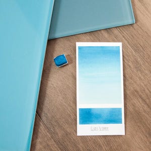 Glass Slipper Matte with Mica Watercolor Paint | Quarter Pan, Half Pan, Full Pan | Fine Art, Lettering, Journaling, Calligraphy