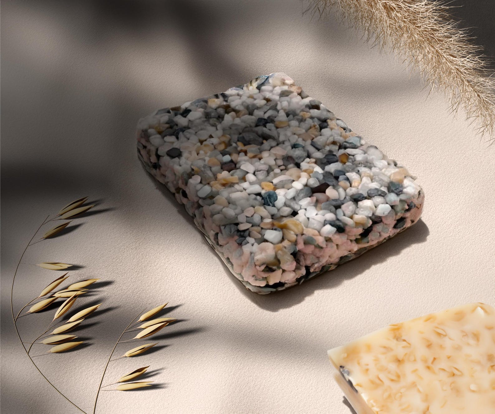 Boho Soap Tray Modern Bathroom Decor Housewarming Gift Pebble Rocks ...