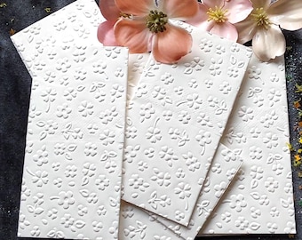 10 pañuelos / Patrón 29 / Pañuelos Tears of Joy Regalo de boda Bautizo Cumpleaños Comunión Celebración Flores hechas a mano