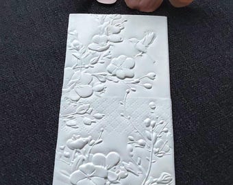 10 pañuelos/ Patrón 210B/ Pañuelos Lágrimas de Alegría, recuerdo de fiesta, celebración, flores de fiesta hechas a mano