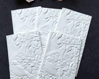 10 pañuelos/ Patrón 201/ Pañuelos Lágrimas de Alegría, recuerdo de fiesta, celebración, hecho a mano, amor por la naturaleza