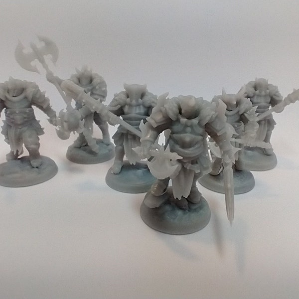 Warriors and Knights of Chaos Minis for Tabletop Games