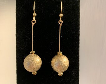 Gold Shimmer Earrings