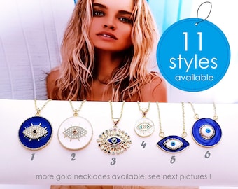 Iconic Evil Eye Necklace That Will Never Go Out of Style - All Eyes On You Necklace !