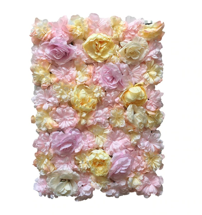 40 X 60 Cm Pink Silk Rose Flower Wall Artificial Flower for Etsy