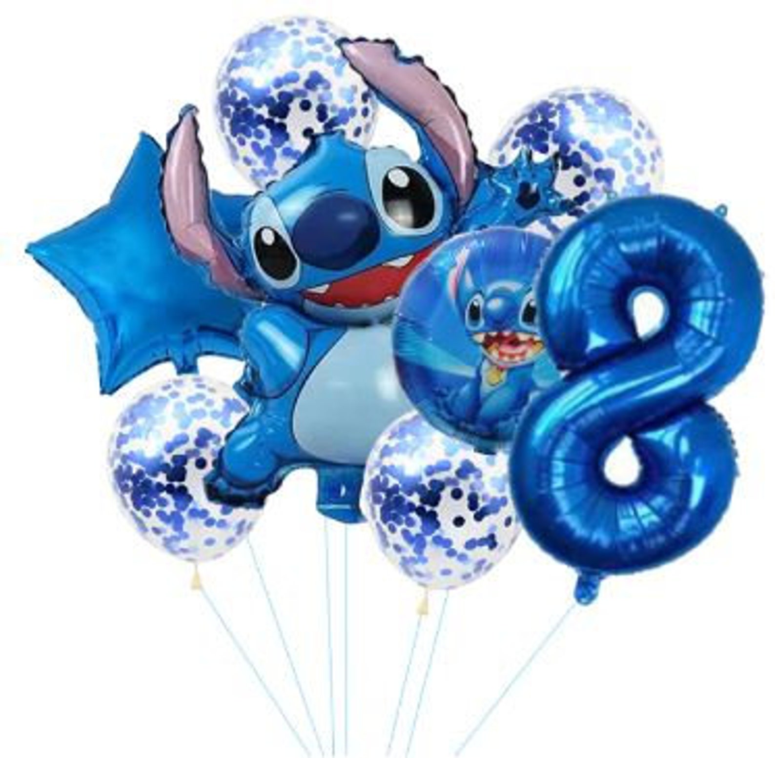 Disney Lilo & Stitch Foil Balloons Party Supplies Kids Favor Etsy