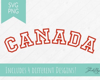 Canada SVG / Canada Day SVG / Canada png / Canada Shirt svg / Varsity Style Canada SVG / Vintage Canada svg / Glitter Canada Day svg