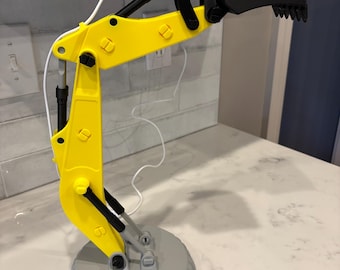 3D Printed Excavator Lamp