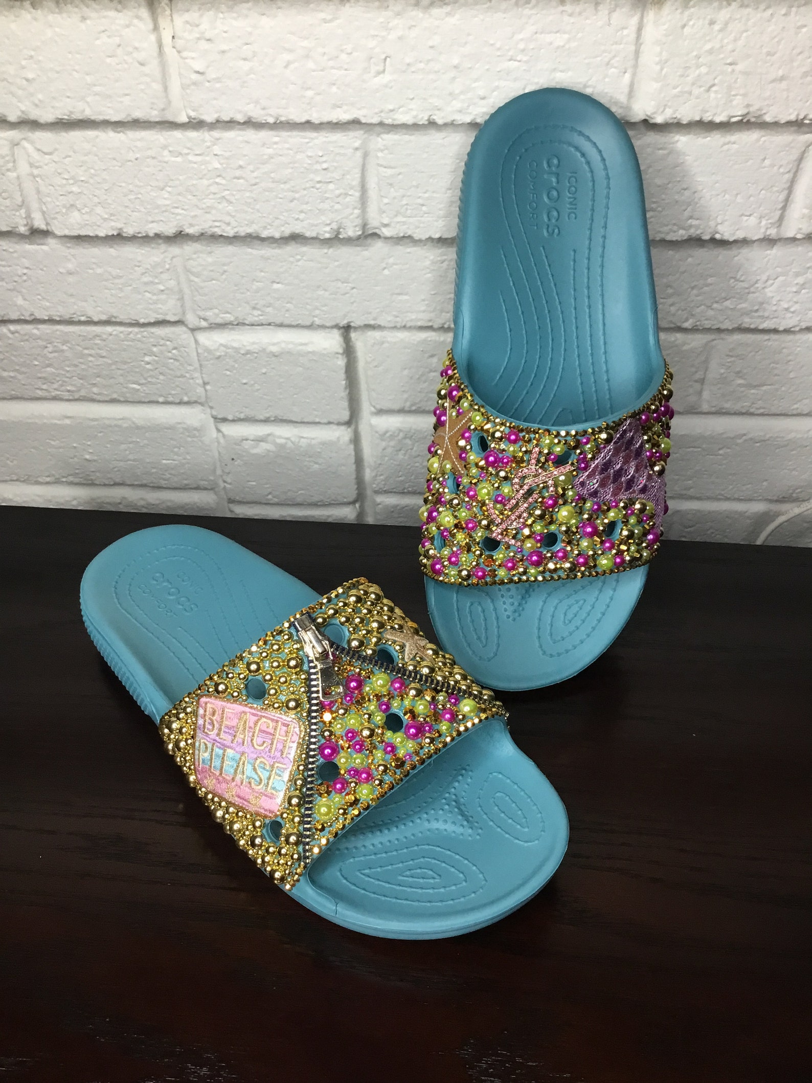 bling bling crocs