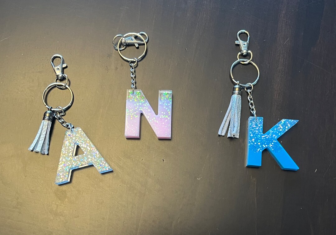 Personalized Keychains, Personalized Backpack Keychain, Initial ...