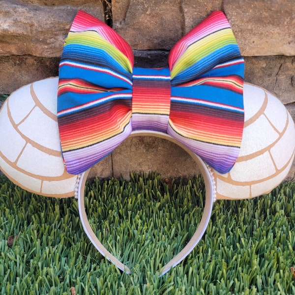 White Conchas Pan Dulce Inspired Ears