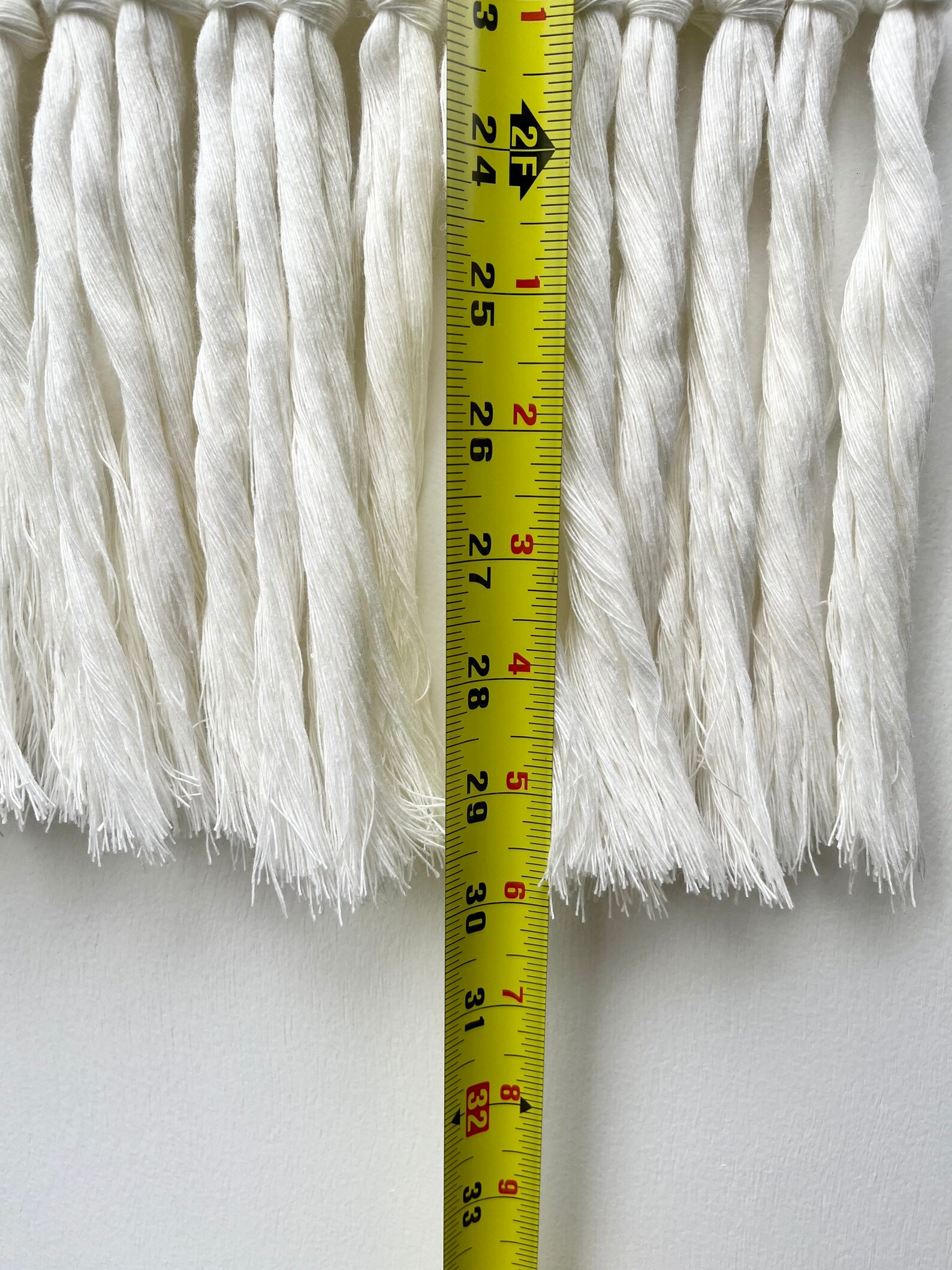 Ivory Cord Diamond Pattern Macramé Wall Hanging, Boho Wall Art, Twisted ...