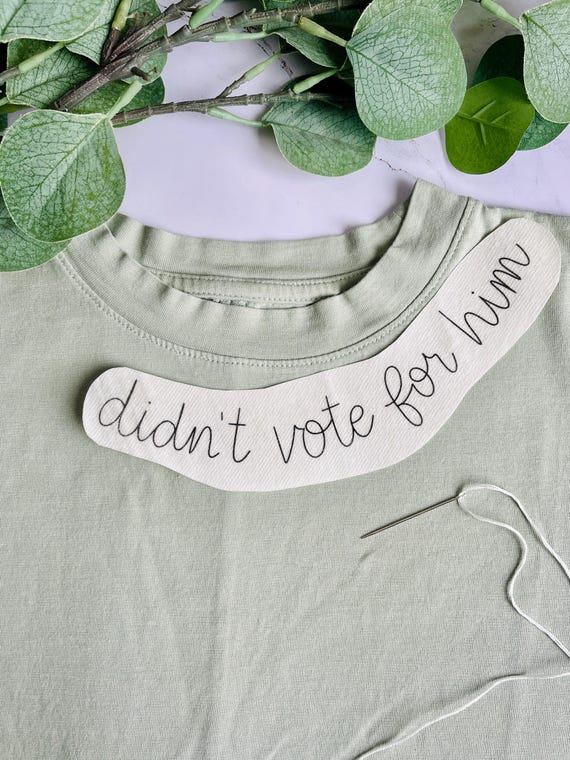 Schema per colletto da ricamo per principianti, parole da