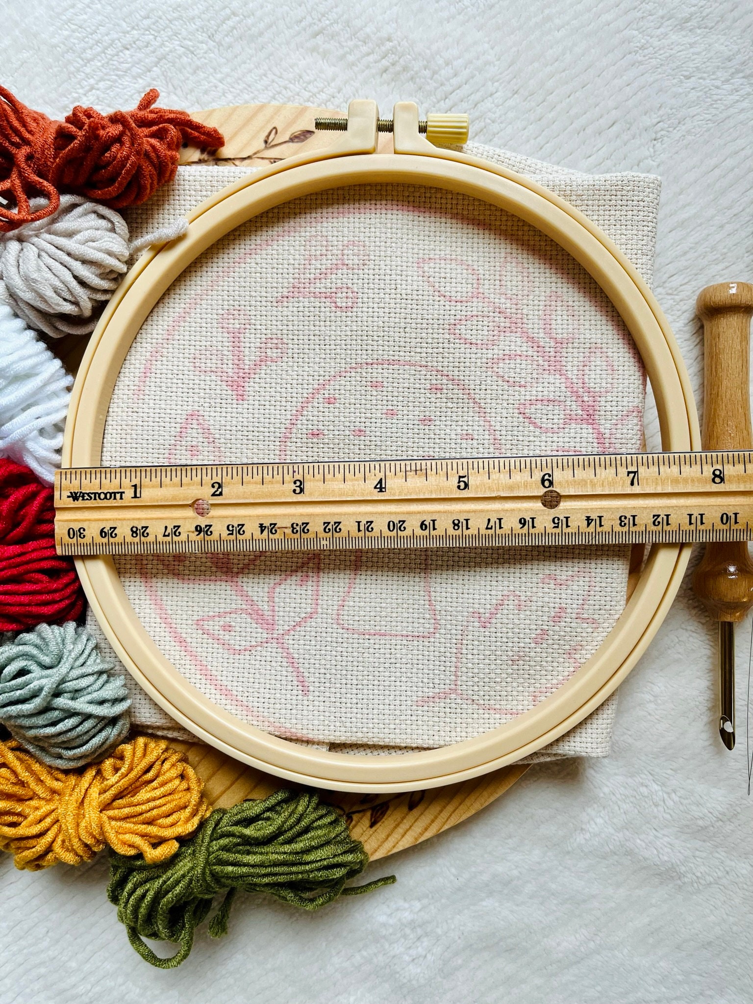 Mushroom Bouquet Punch Needle Kit, Beginner Yarn Rug Hooking DIY, Do It ...