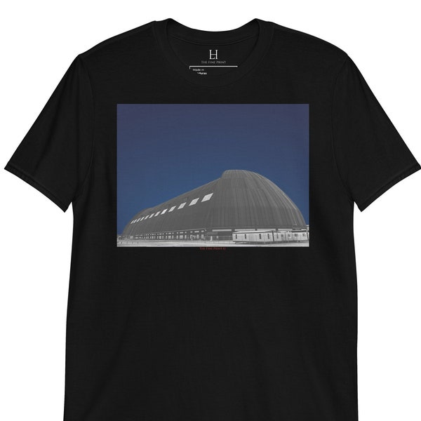 Goodyear Blimp Airdock Akron Ohio Graphic T Shirt