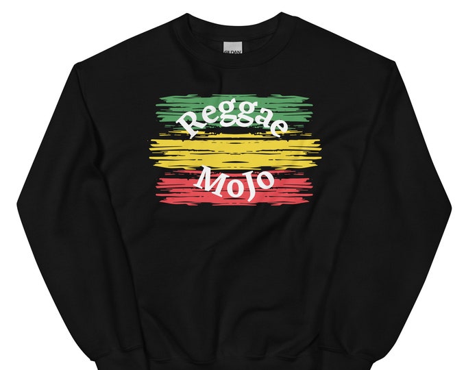 Reggae Music Graphic Black Sweatshirt