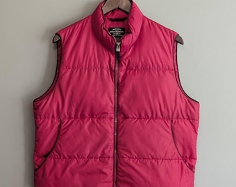 Vintage Ralph Lauren Polo Jeans Puffer Vest Womens XL Red 90s Y2K Gorpcore Retro