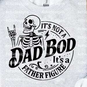 non è un fisico da papà, è una figura paterna - DOWNLOAD DIGITALE png e svg per sublimazione o schermi