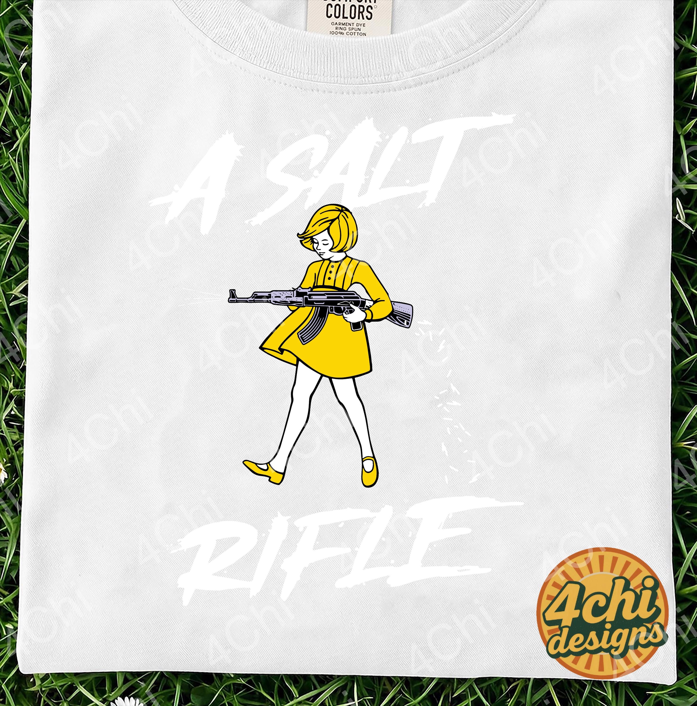 A Salt Rifle,yellow Girl- Png Digital File for Sublimation - Etsy