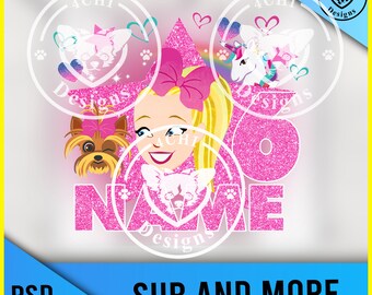 Jojo Birthday-PSD-bewerkbaar bestand voor sublimatie