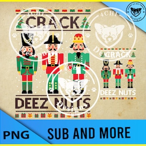 crack dis nut -nut crackers funny-Png fichier pour sublimation