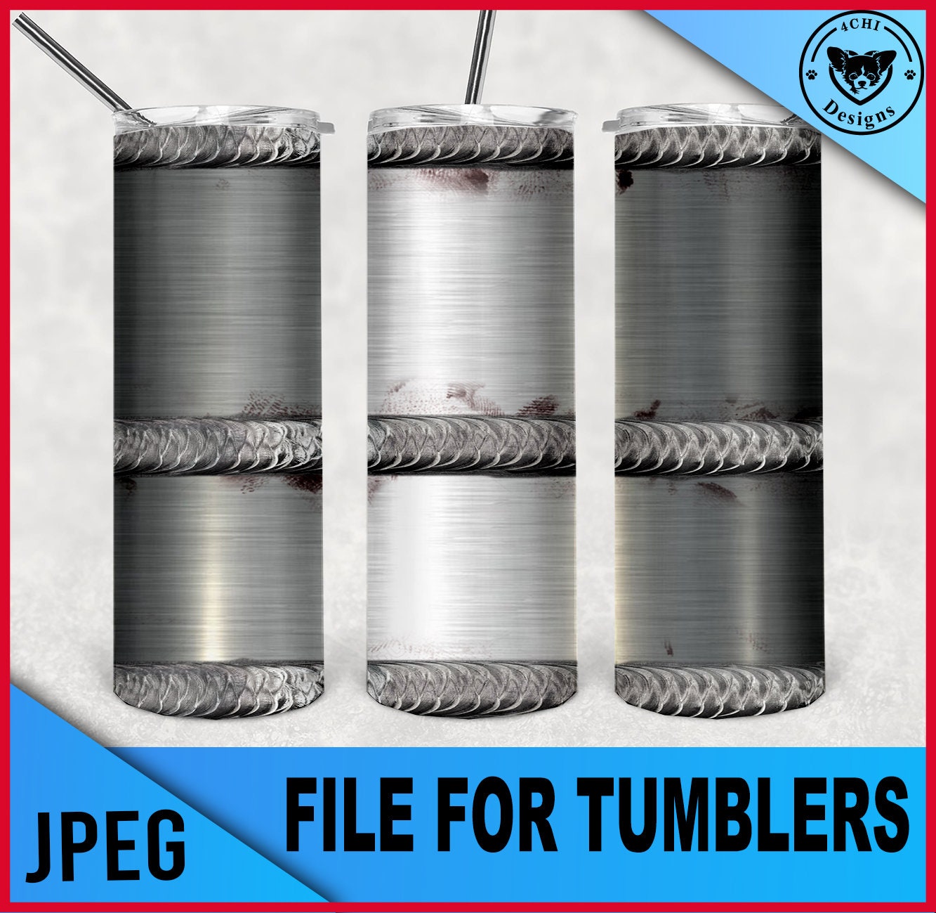 Welder Lines Beads Metal Welding Seam- for Tumbler Jpeg File for ...