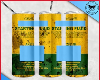 Beker voor dieselstartvloeistof – 20 oz sublimatieontwerp