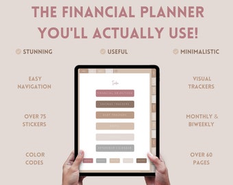 Digital Budget Planner | Financial Planner | Digital Budget | Budget Planner | Monthly Budget | GoodNotes Planner | iPad Planer