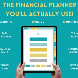 Digital Budget Planner | Financial Planner | Digital Budget | Budget Planner | Monthly Budget | GoodNotes Planner | iPad Planer