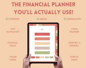 Digital Budget Planner | Financial Planner | Digital Budget | Budget Planner | Monthly Budget | GoodNotes Planner | iPad Planer