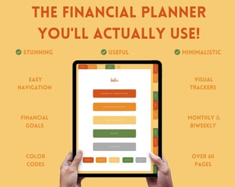 Digital Budget Planner | Financial Planner | Digital Budget | Budget Planner | Monthly Budget | GoodNotes Planner | iPad Planer