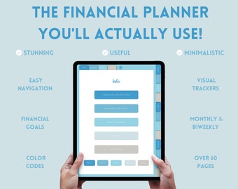 Digital Budget Planner | Financial Planner | Digital Budget | Budget Planner | Monthly Budget | GoodNotes Planner | iPad Planer