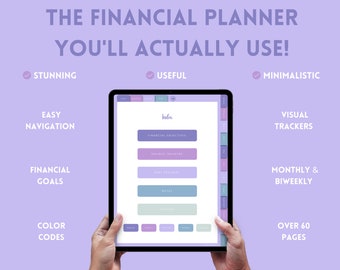 Digital Budget Planner | Financial Planner | Digital Budget | Budget Planner | Monthly Budget | GoodNotes Planner | iPad Planer