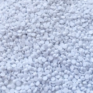 3mm White Resin Rhinestones/Non-Hotfix Flatback Nail Decoration