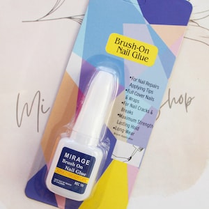 10g Brush On Nail Glue, Fast Drying Glue, Strong Crafting Glue