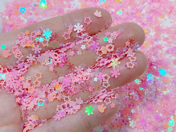 5g/10g Assorted Pink Glitter Mix/ Glitter for Nail Art, Face, Resin  Crafting 
