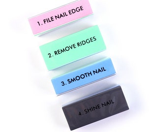 4 Way Nail Buffer Block, Nail Tool