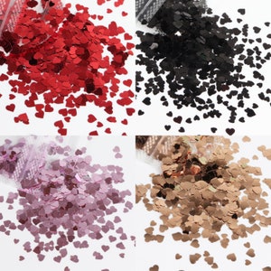 2g Heart Shape Glitter/Loose Glitter/Nail Art/Craft Supply