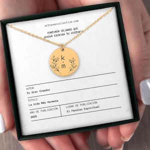 Collier personnalisé espagnol Best life ever 2025, no hay vida mejor, la vida mas hermosa, regalos para hermanas, meilleur cadeau de tous les temps espagnol