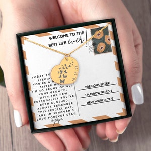 Jw best life ever halskette 2025,personalisiert,für Nichte,Mädchen,jw taufgeschenk für Schwestern,für frau,jw taufkette personalisiert,graviert
