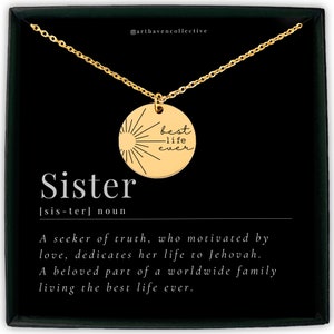 Jw best life ever halskette 2025,personalisiert,für Nichte,Mädchen,jw taufgeschenk für Schwestern,für frau,jw taufkette personalisiert,graviert